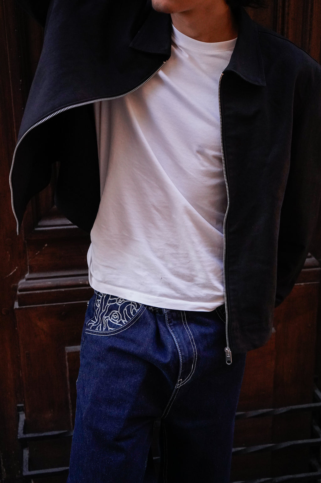 RAW BLUE STARRY NIGHT DENIM