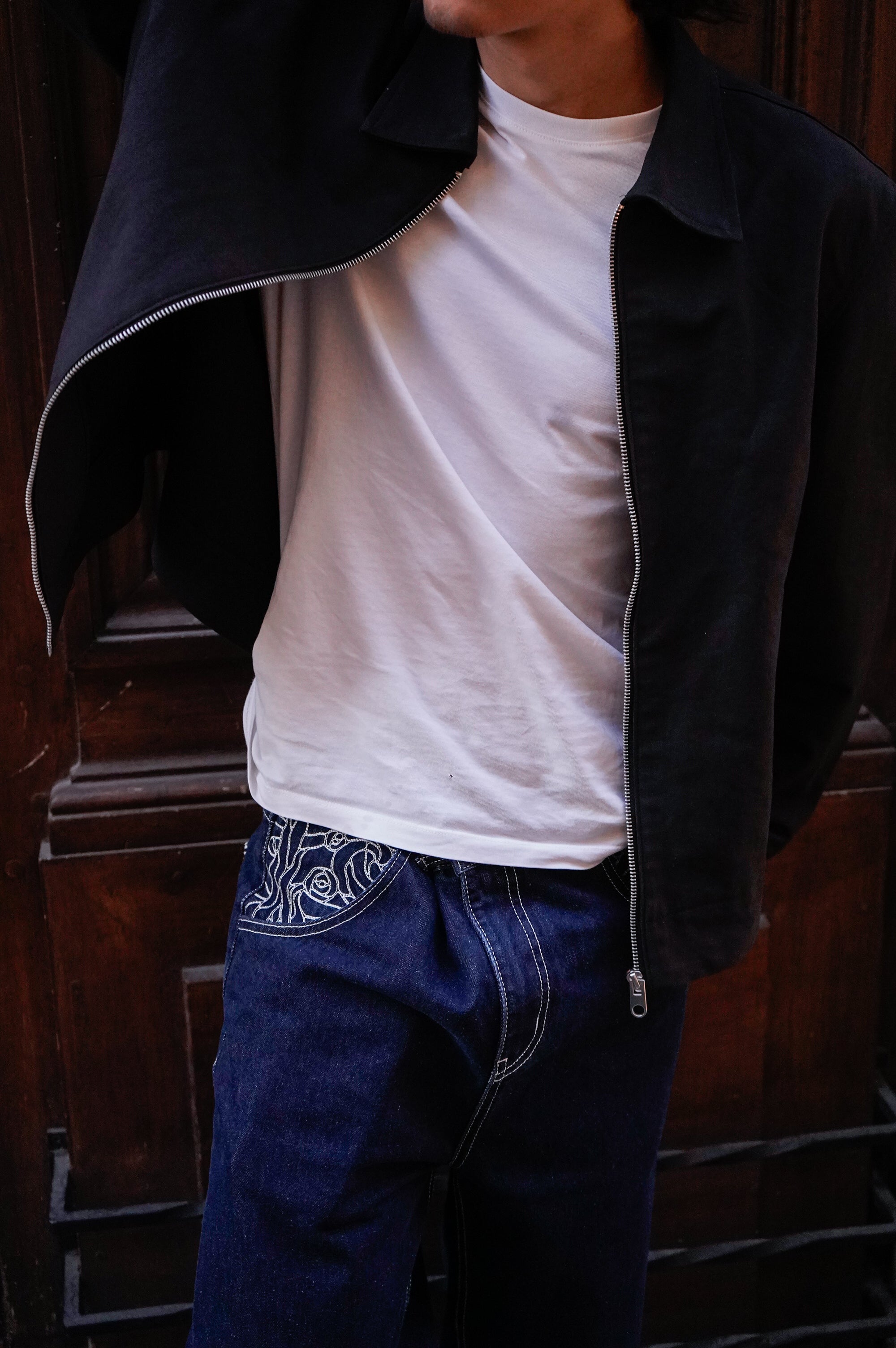 RAW BLUE STARRY NIGHT DENIM