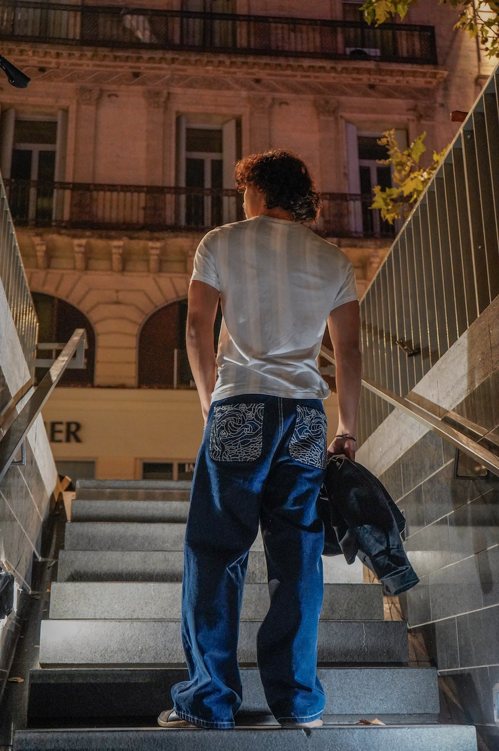 RAW BLUE STARRY NIGHT DENIM