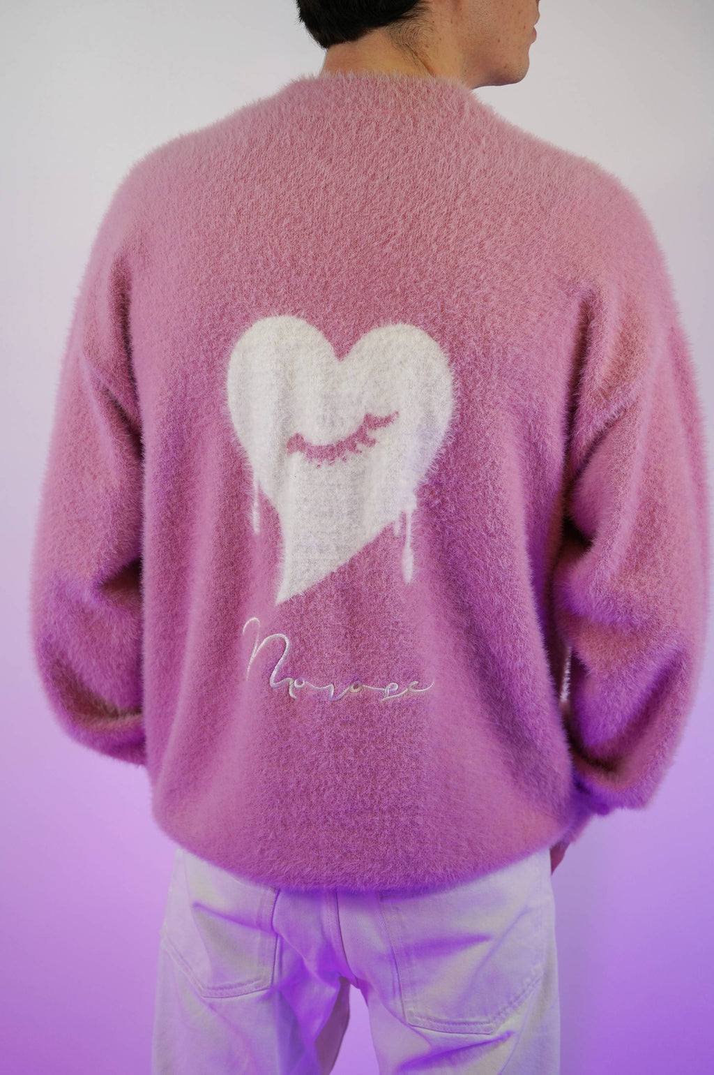 FLUFFY KNITWEAR - LIGHT PINK