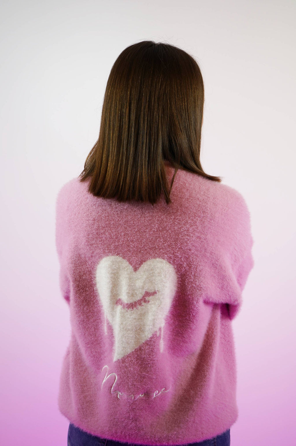 FLUFFY KNITWEAR - LIGHT PINK
